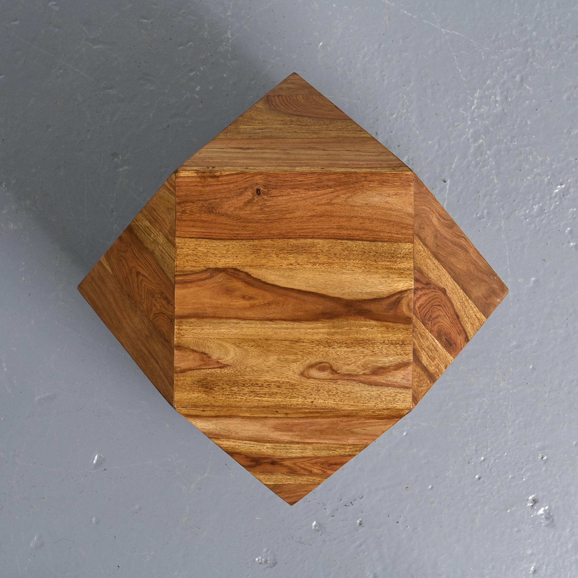 Paire de bouts de canapé en bois, circa 1980