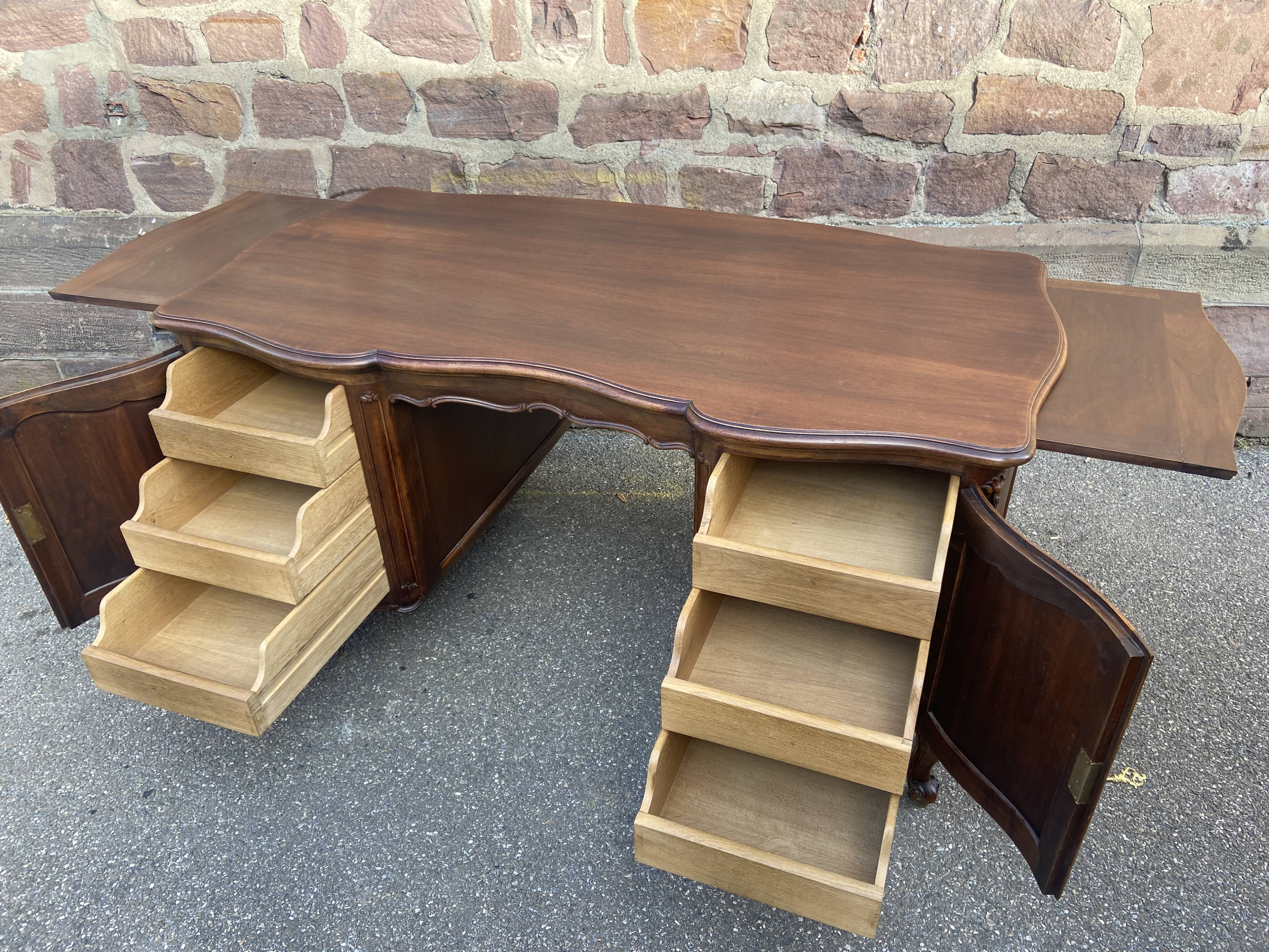 Huge walnut notary office