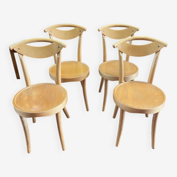 Set of four Baumann chairs