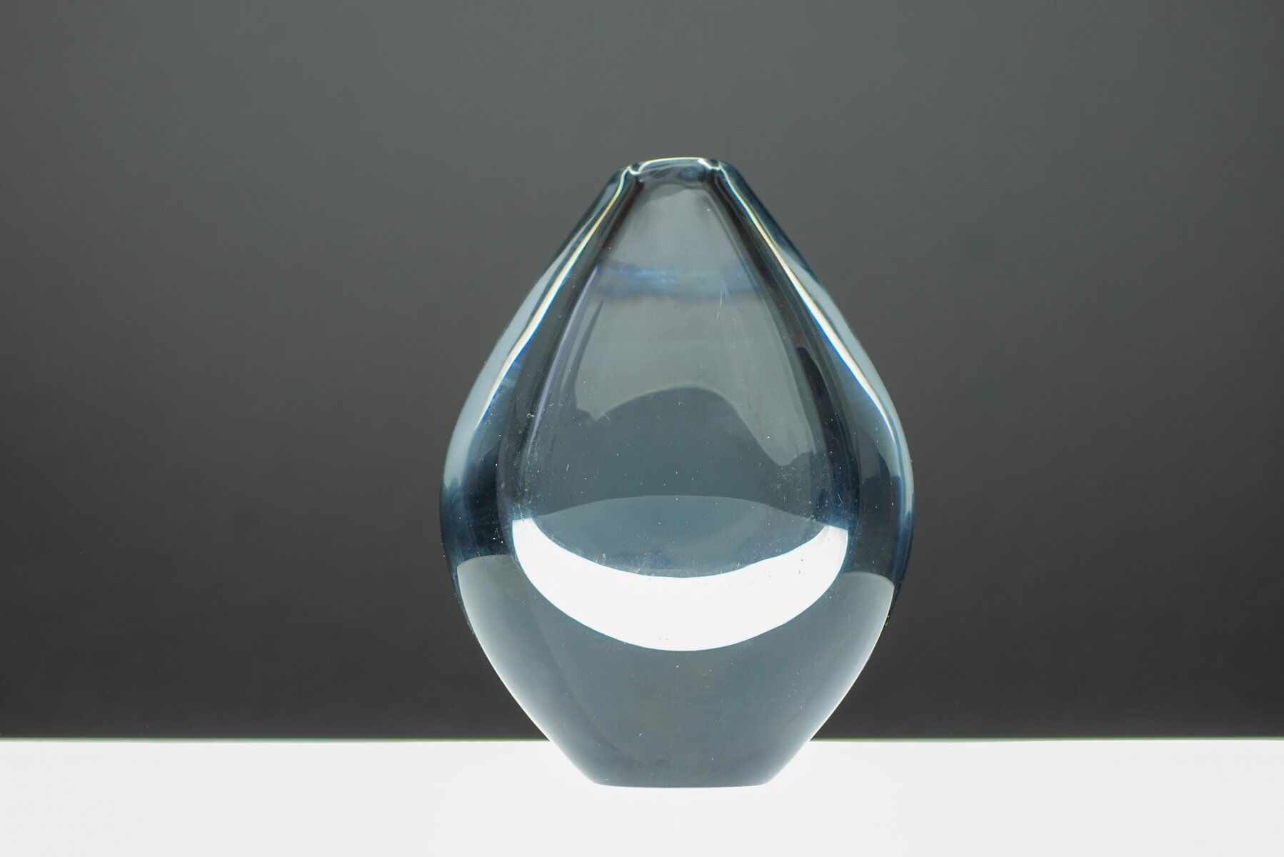 Crystal Lucid Drop Glass Vases by Sven Palmqvist for Orrefors, Sweden, 1950s, set of 3