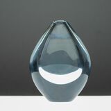 Crystal Lucid Drop Glass Vases by Sven Palmqvist for Orrefors, Sweden, 1950s, set of 3