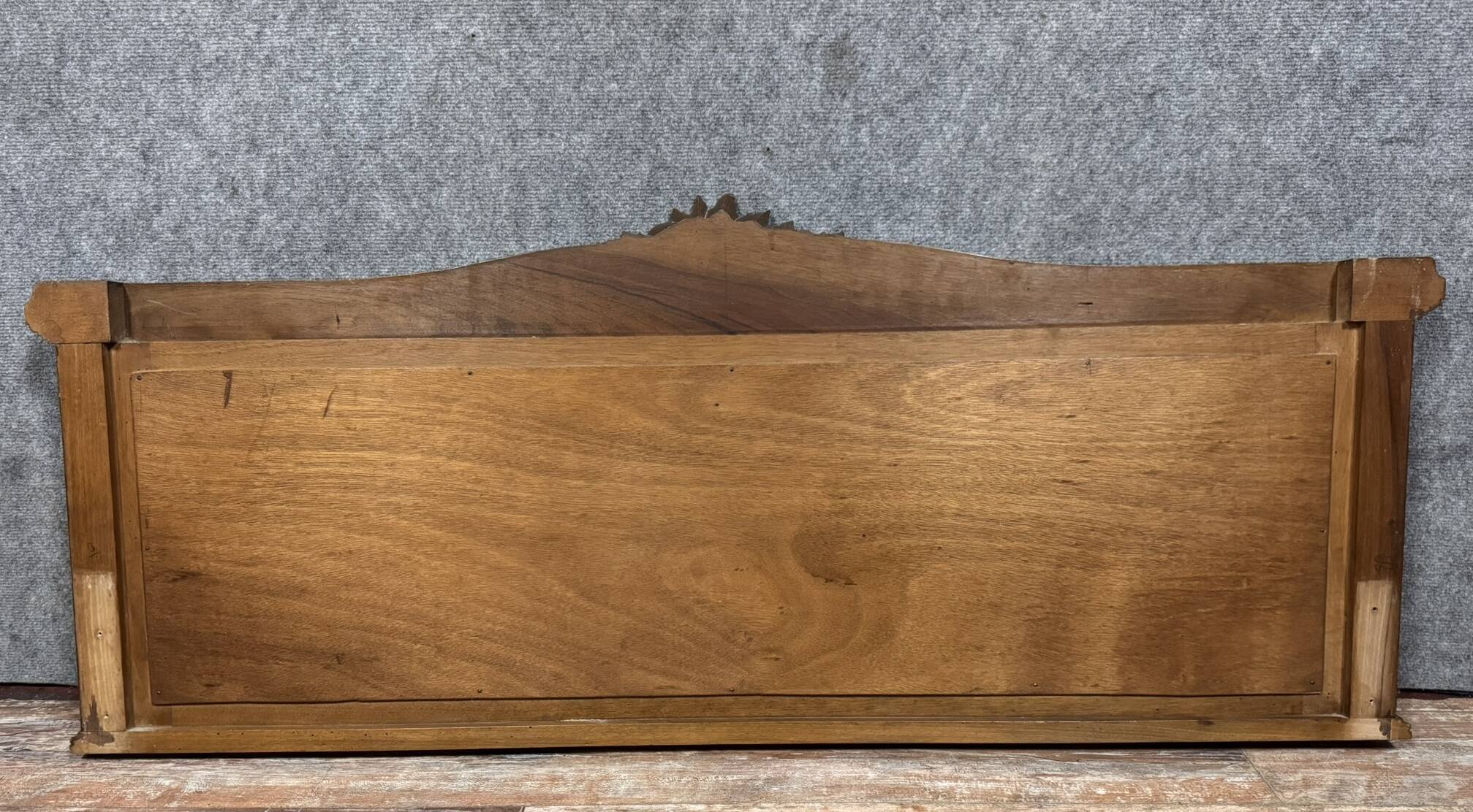 Art deco period walnut mirror circa 1930