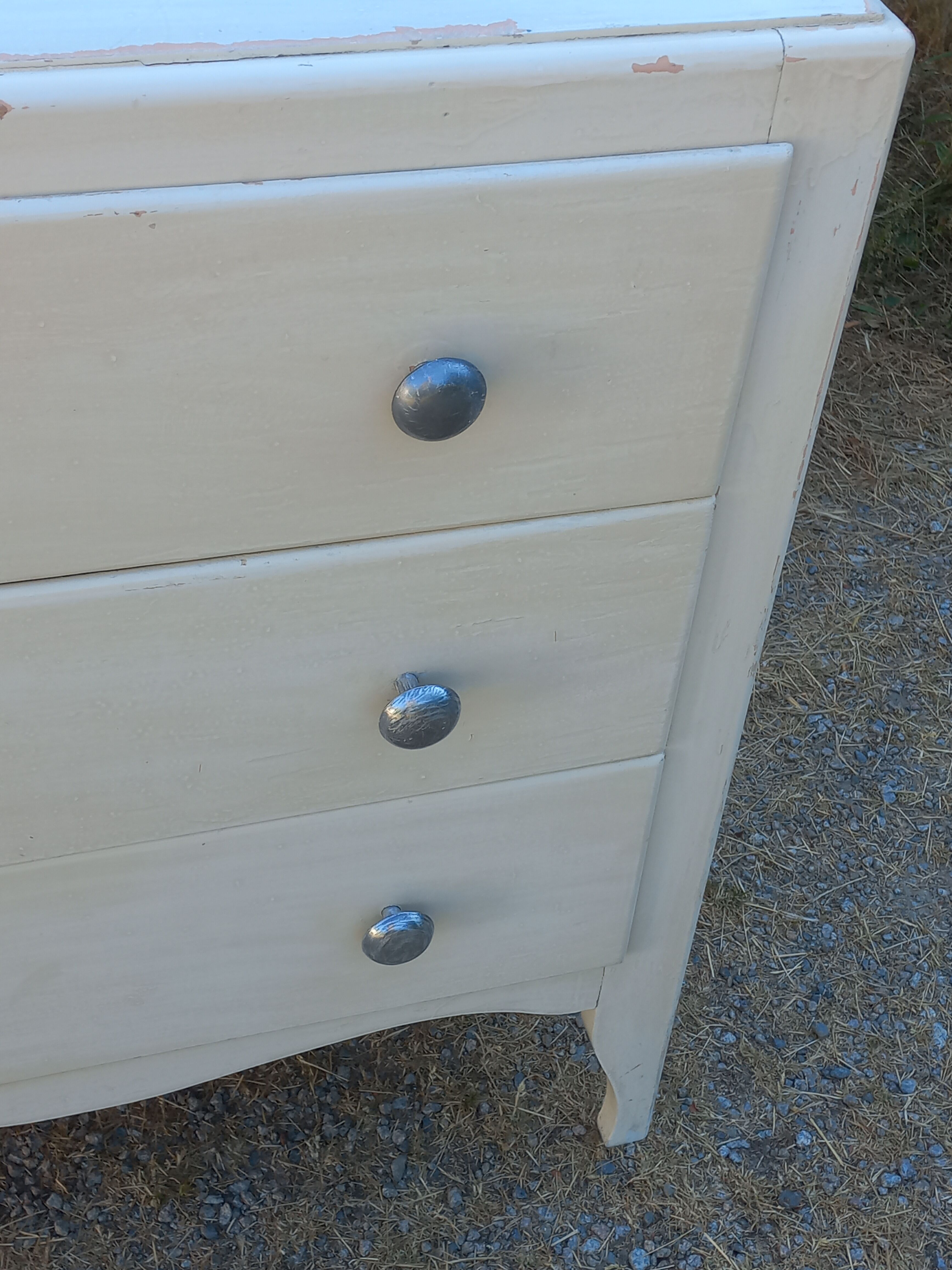 Commode vintage 3 tiroirs des années 50