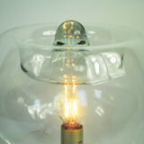Lampe en verre soufflé à la main de Doria