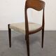 Set of 6 Danish chairs from the 70