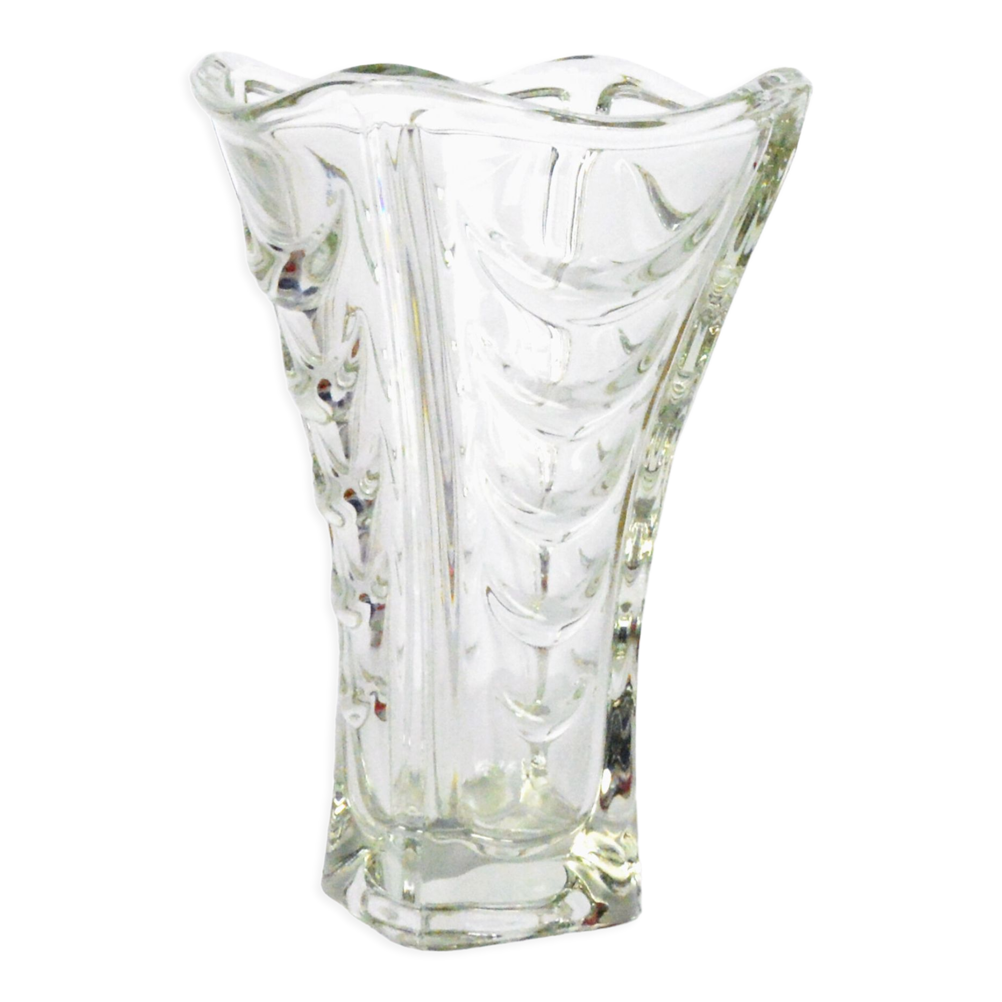 Vase by V. Hanuš, Heřmanova Huť Czechoslovakia 1960