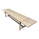Solid oak farmhouse table with extensions 4M