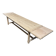 Solid oak farmhouse table with extensions 4M