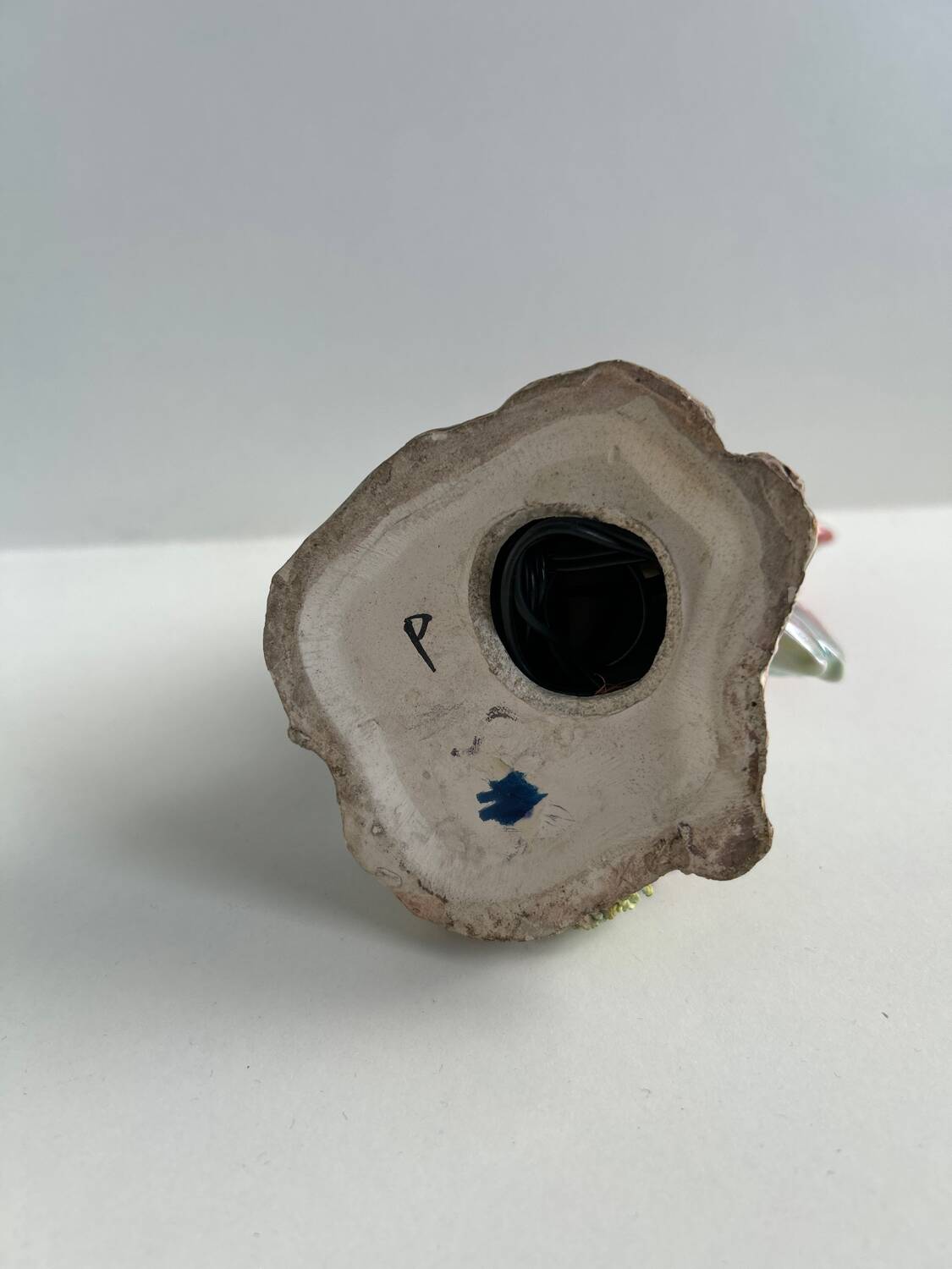 Seahorse ceramic lamp