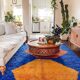 Tapis marocain écru à motifs géométriques 200cmx300cm