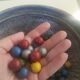 Set of 149 old marbles