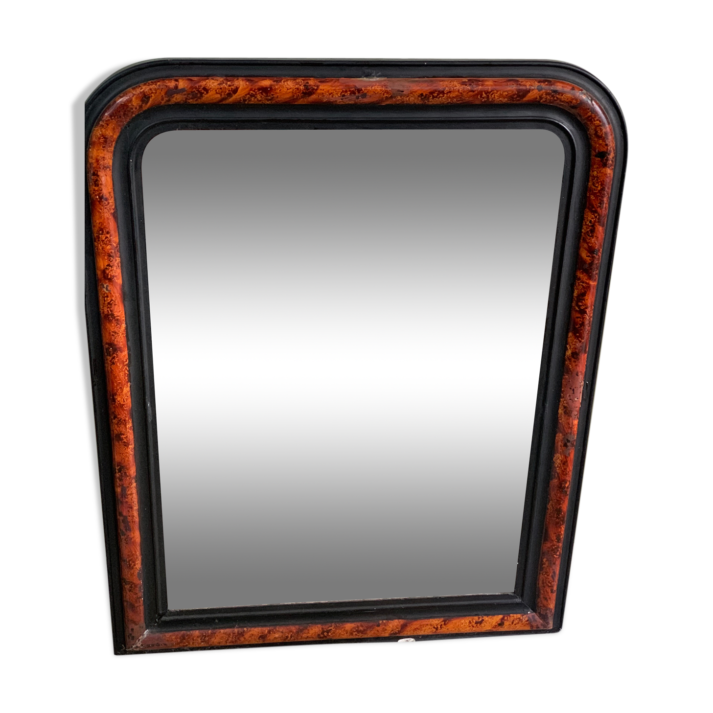Old mirror, beveled ice, Louis-Philippe