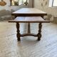 Solid oak drapery farmhouse table 2m5 XL