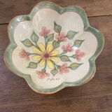 Enamelled dish signed Paul Bay.