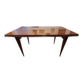Mahogany dining table varnished year 60