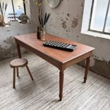 Turned leg cherry table 160cm