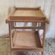 Solid wood serving trolley (Pine) - mid 20th century