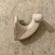 Ceramic coat hook