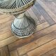 Rattan diabolo stool