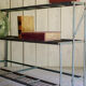 Antique florist metal shelf-industrial shelf