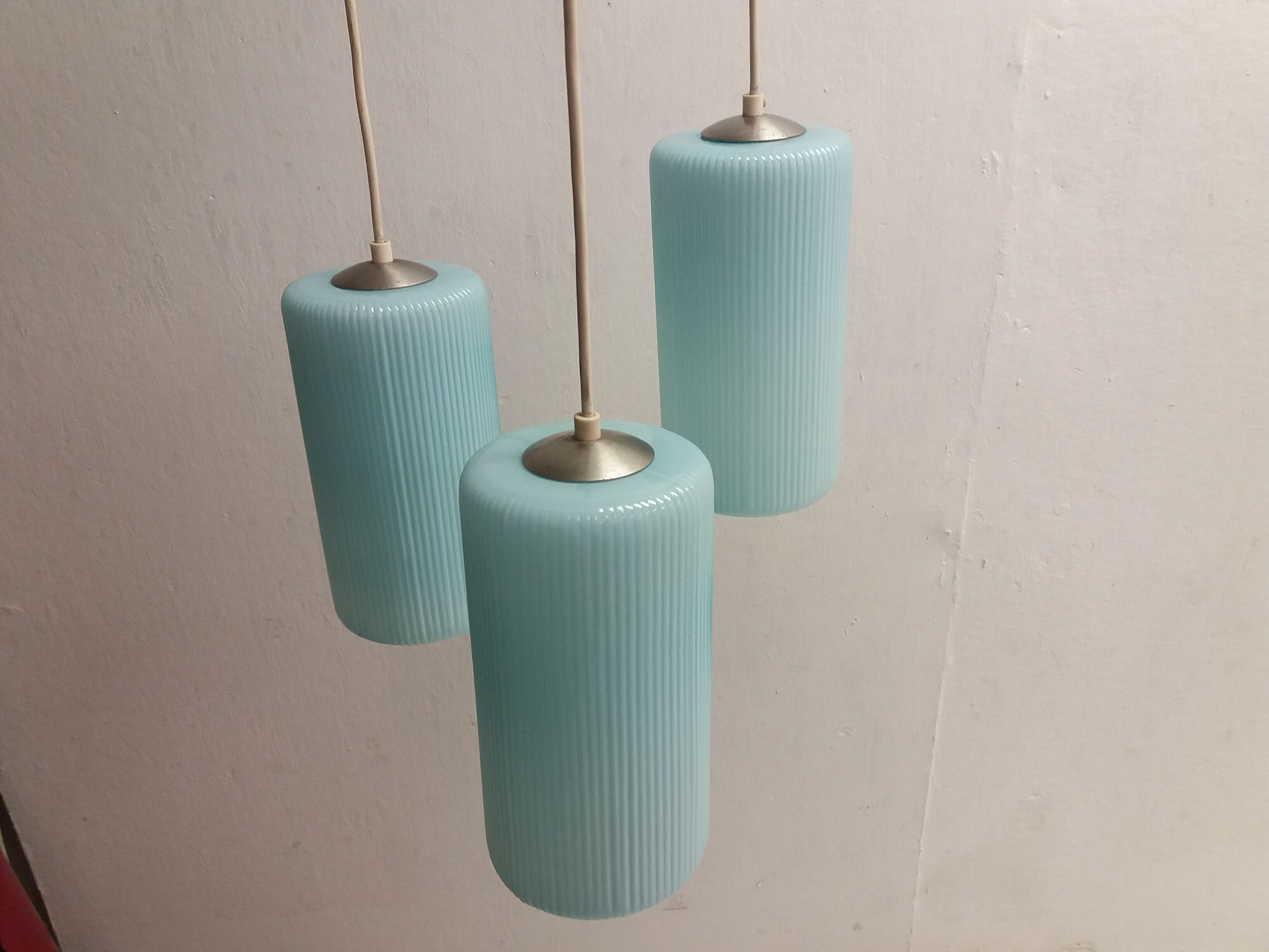 Mid-century design chandelier, Drupol, 1960's.