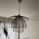 Suspension butterfly champagne