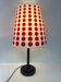 Lampe pop à abat-jour pivotant à pois rouges, 1970