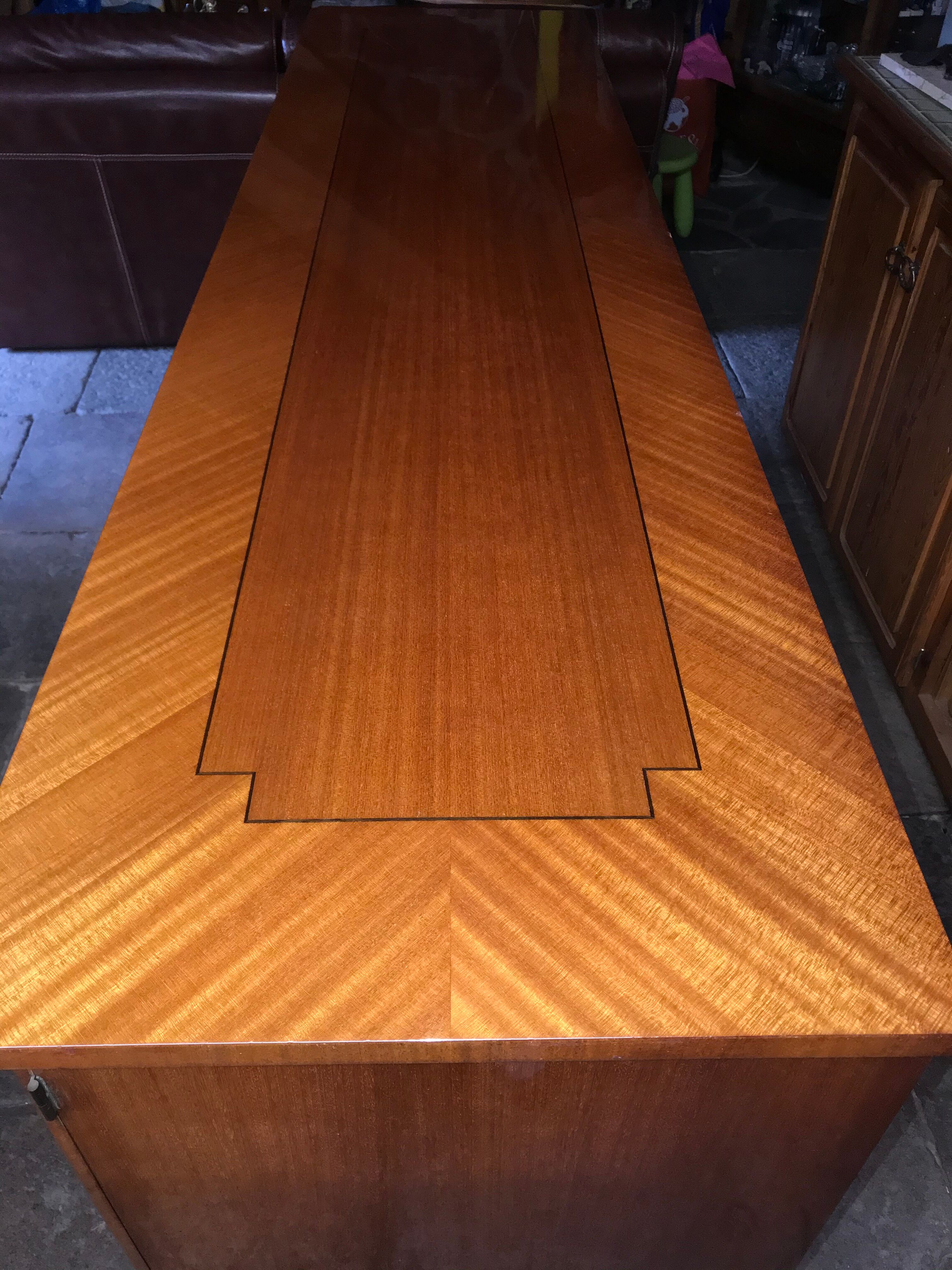 Sideboard wood varnished years 50