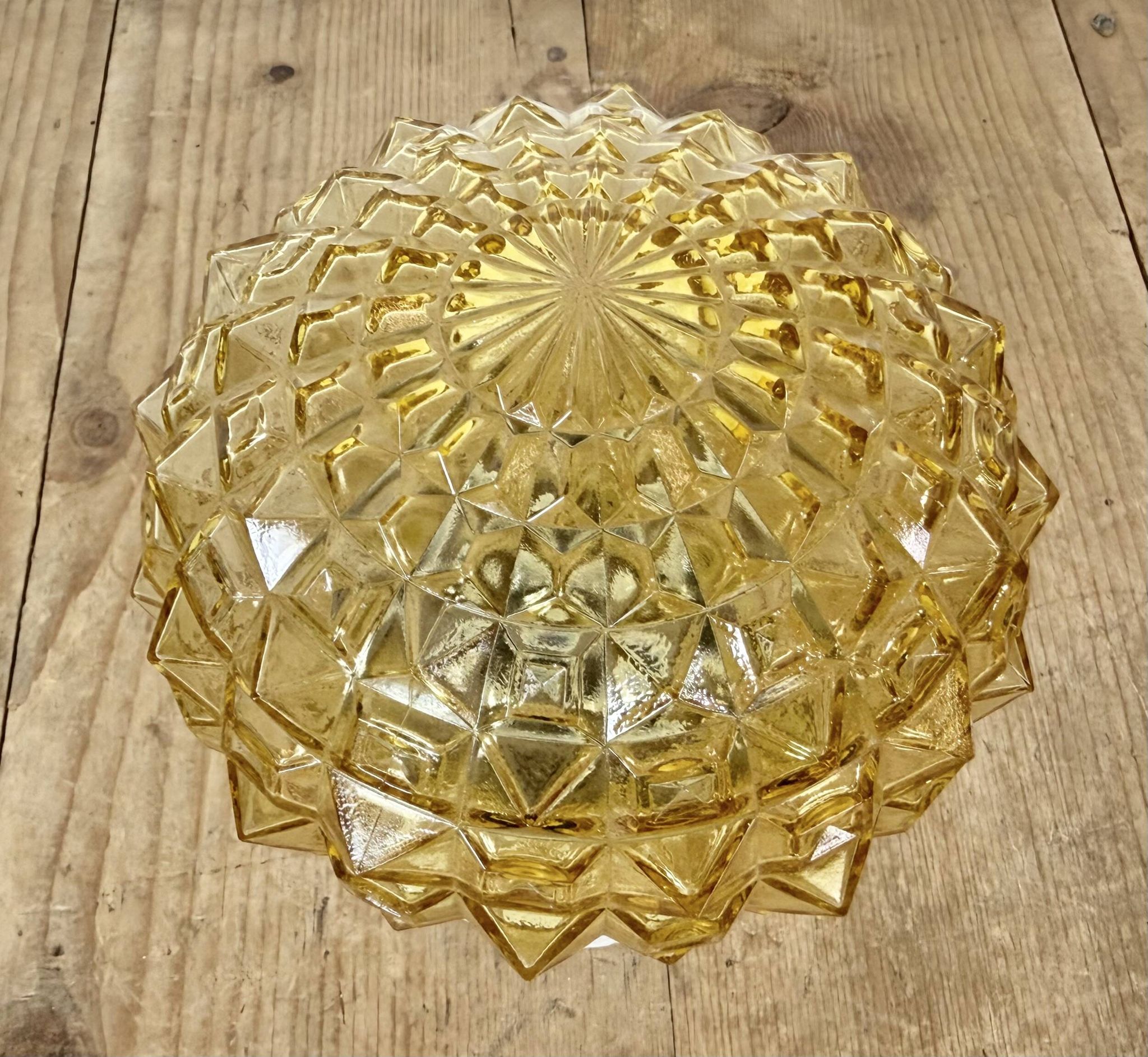 Vintage White Porcelain Ceiling Light, 1970s