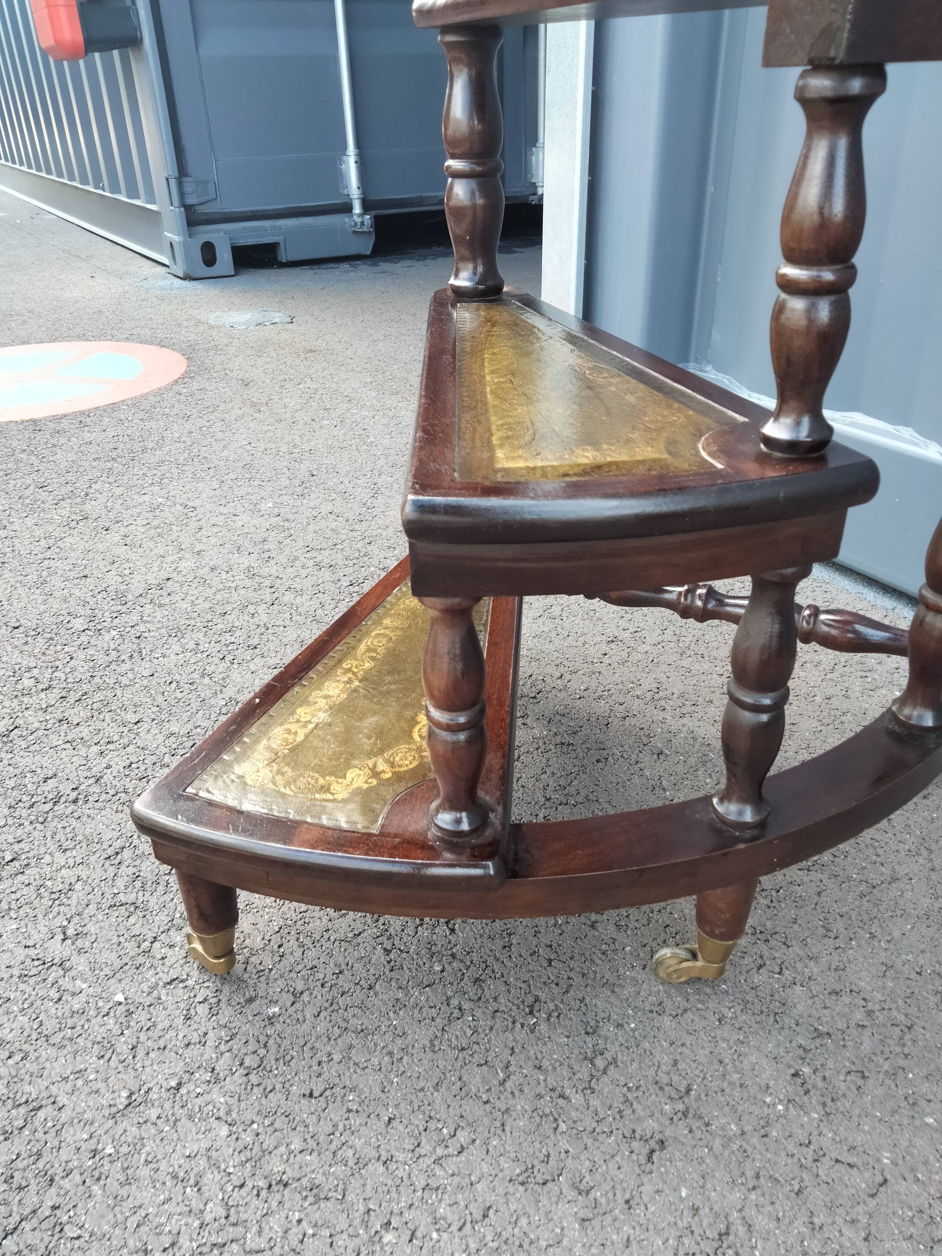 Vintage antique library staircase xxeme