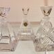 Trio RCR crystal perfume bottles