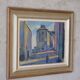 Oil on canvas cityscape 1951