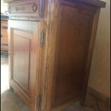 Solid oak TV cabinet