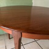 Danish teak table 60s round 115 cm