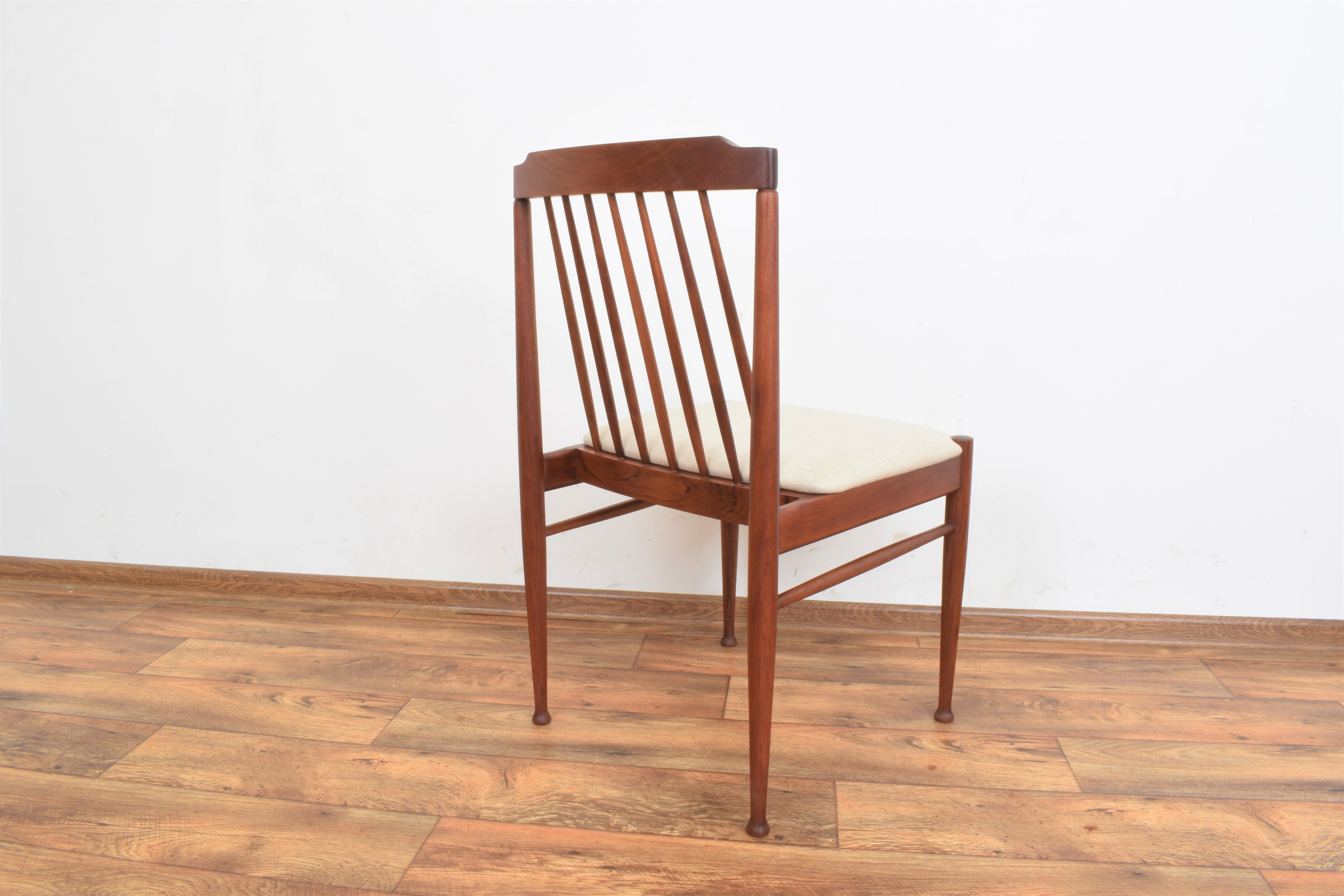 Mid-Century Danish Teak Dining Chairs, 1960s, Set of 4
