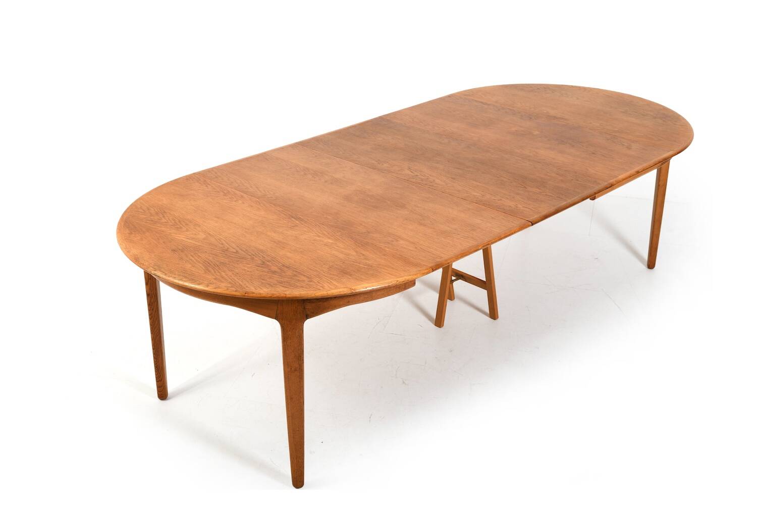Large Henning Kjaernulf Dining Table 1958. Early Production.