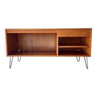 Vintage teak sideboard record cabinet by g plan