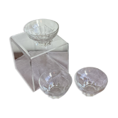 Set of 3 advertising cups Huilor vintage