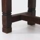 Antique Handcarved Solid Tropical Wooden Dining Table 1920s