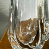 Vase / soliflore en verre épais