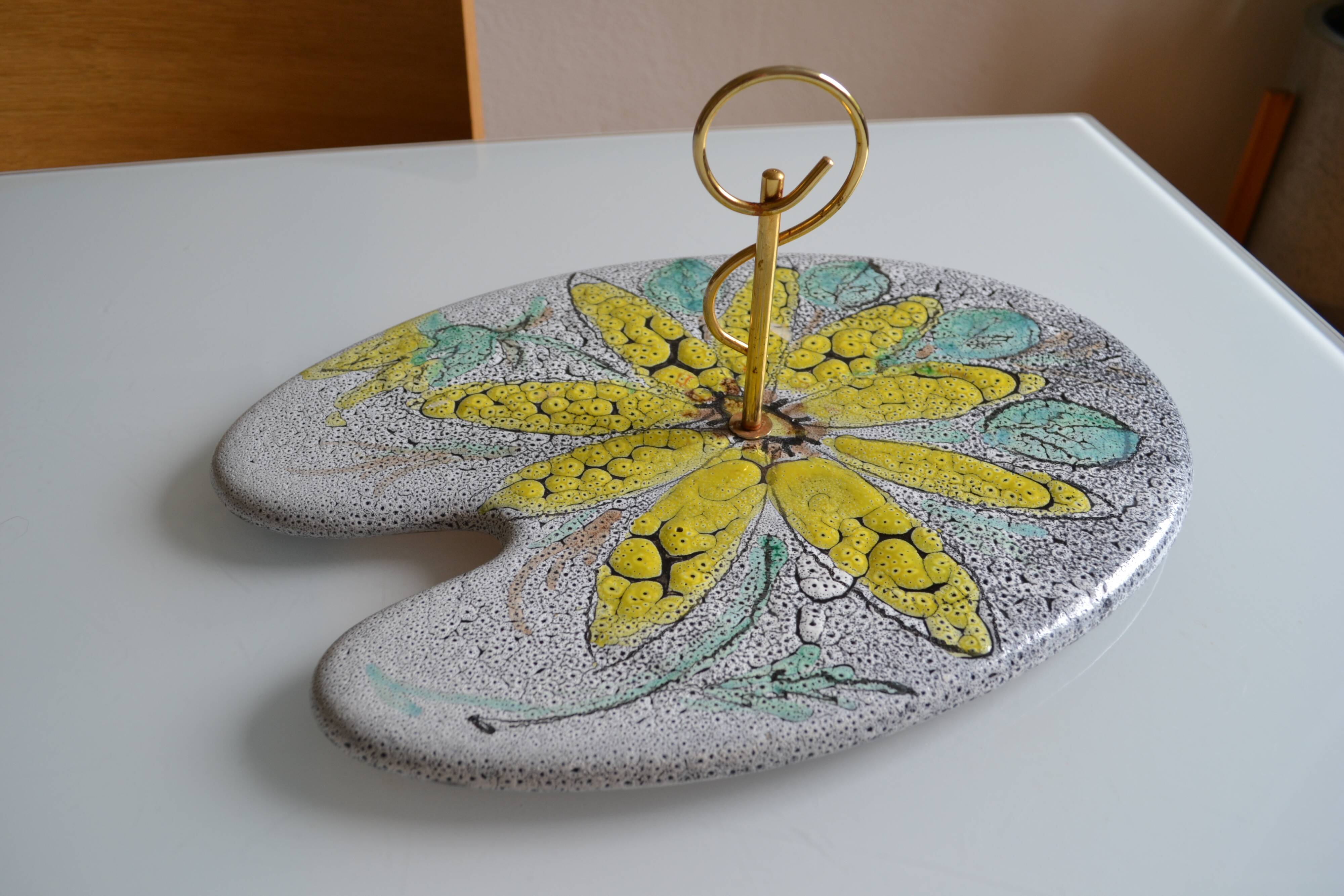 Vintage ceramic cheese board 1960