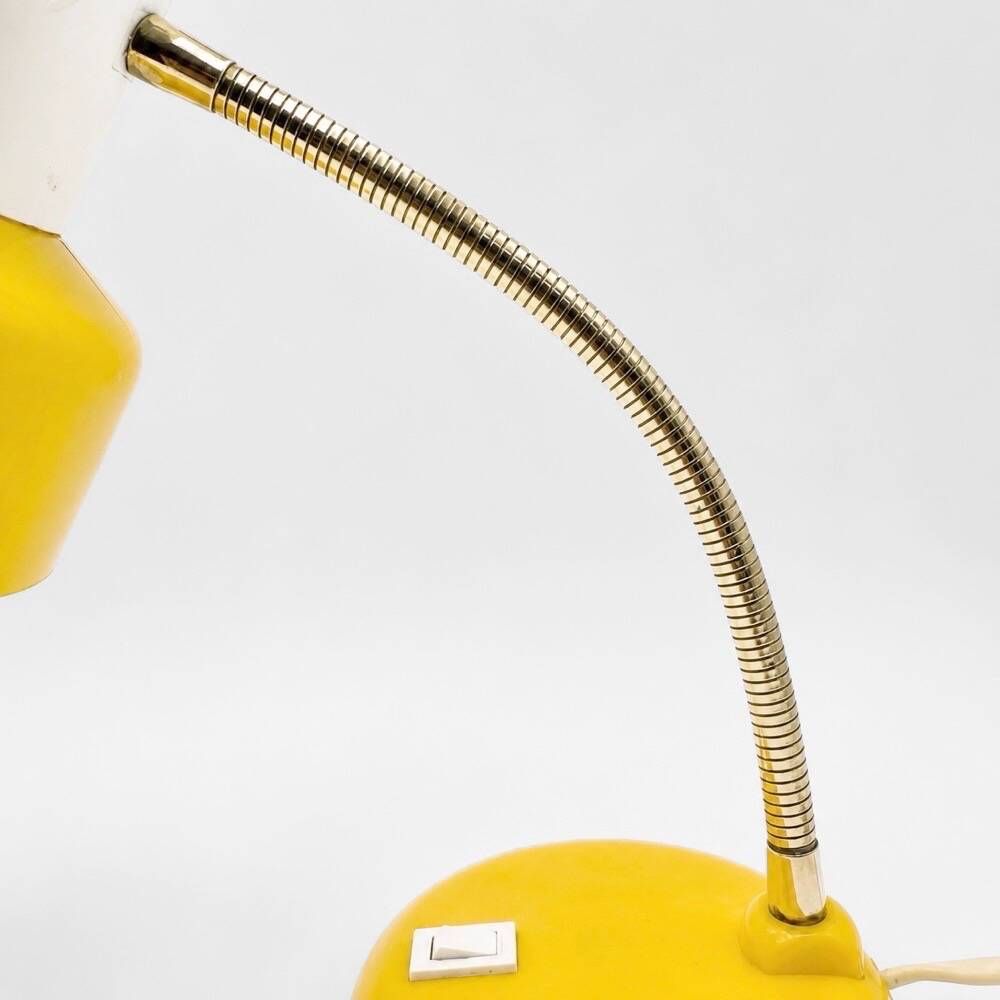 Parabel Electric yellow lamp Germany 60s/70s