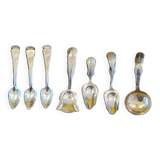 7 various silver spoons, 19th and 20th century