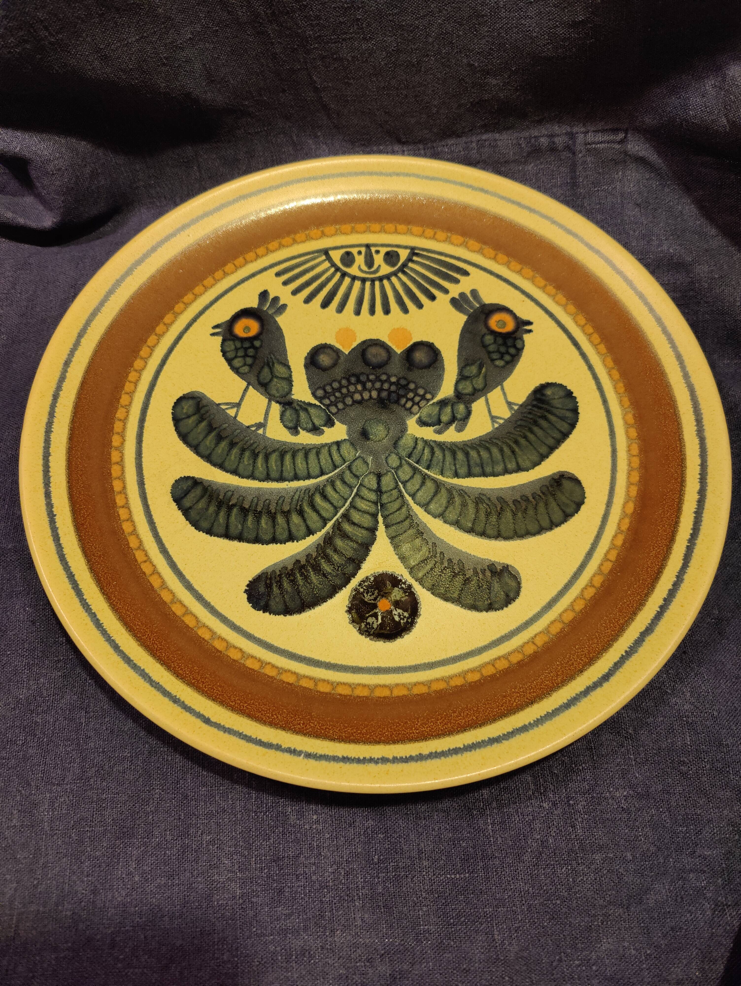 Kupfermühle KMK ceramic dish from the 70s