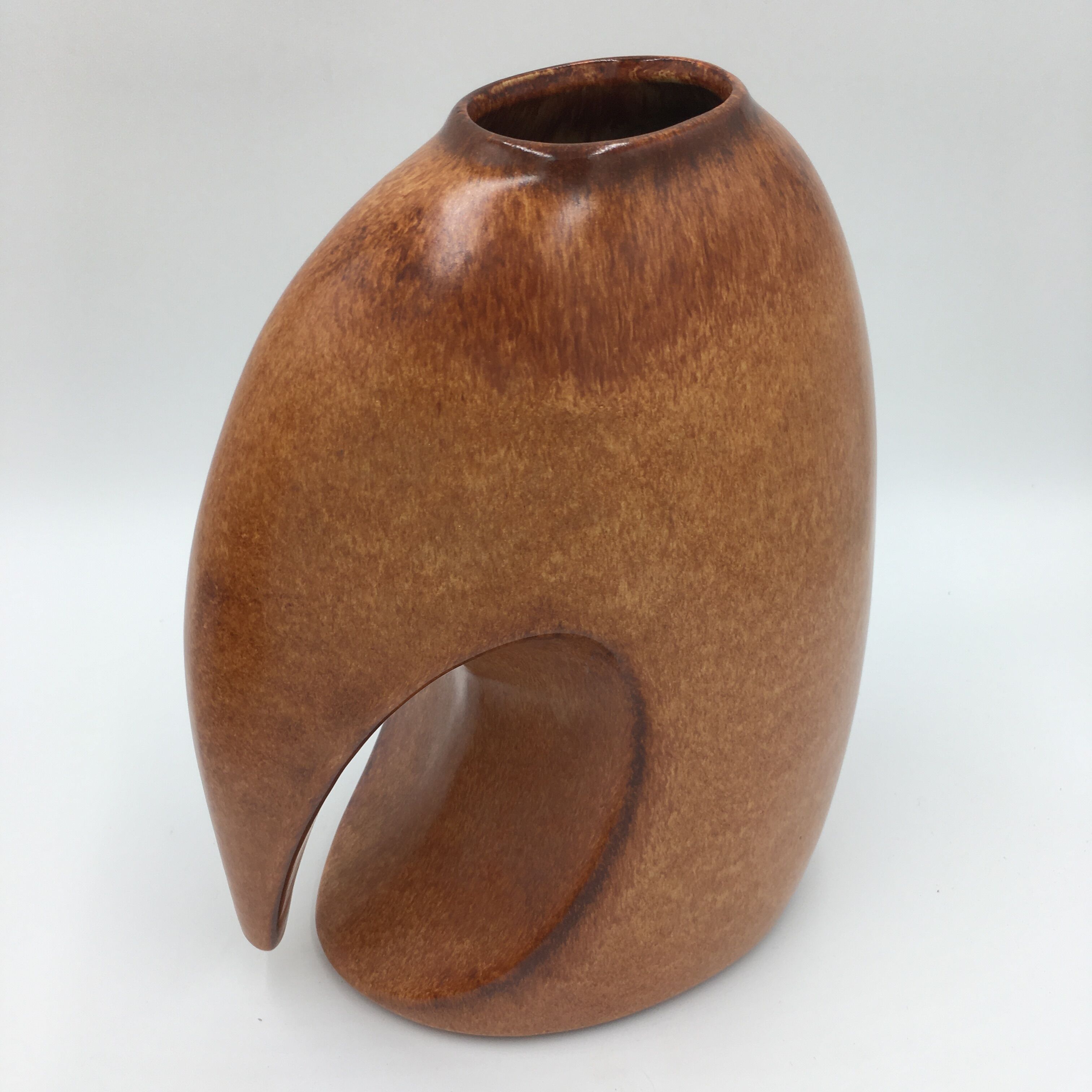 Italian design ceramic vases duo