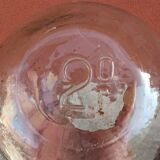 Transparent demijohn 2 liters