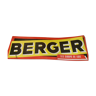 Berger advertising plate