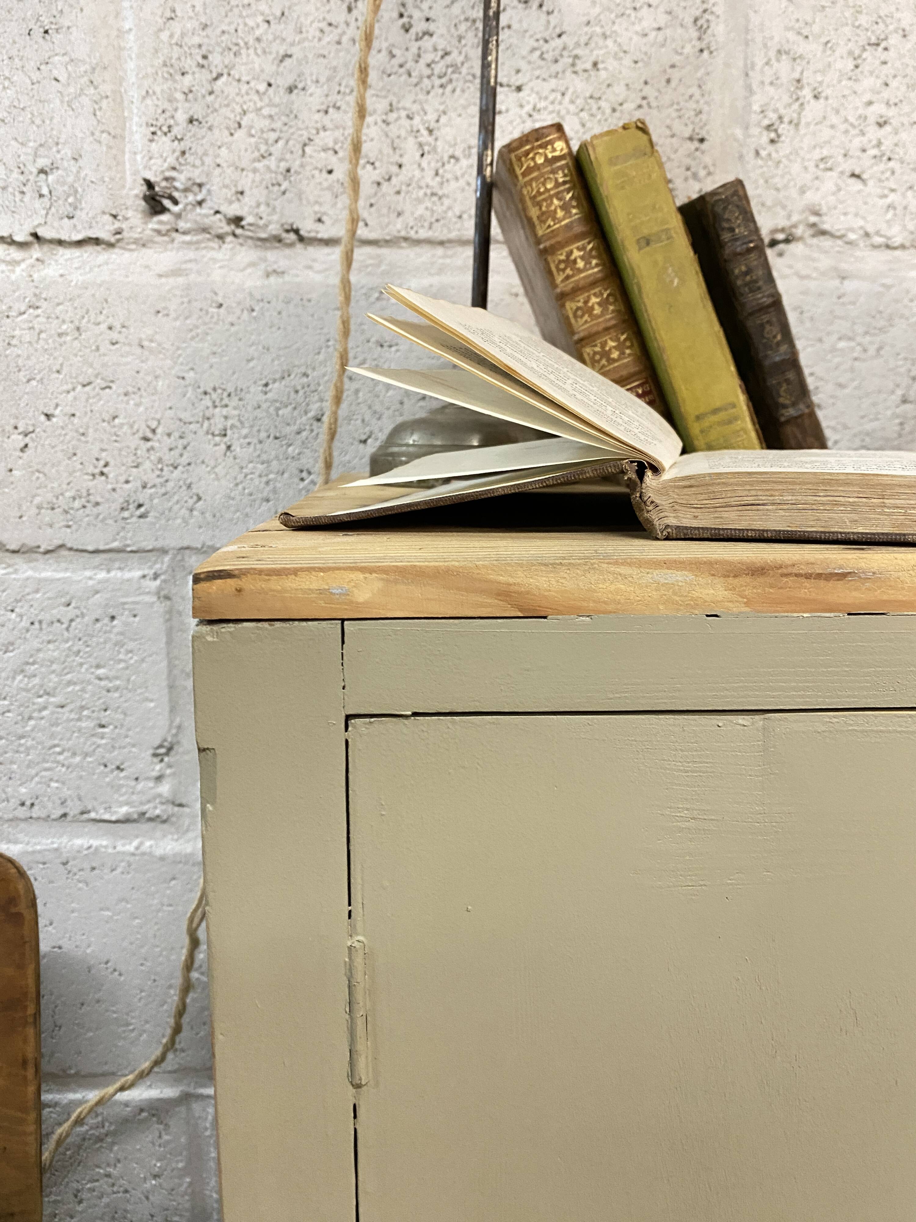 renovated antique sideboard - china cabinet