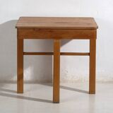 Antique solid wood work table – European side table – circa 1920–1950