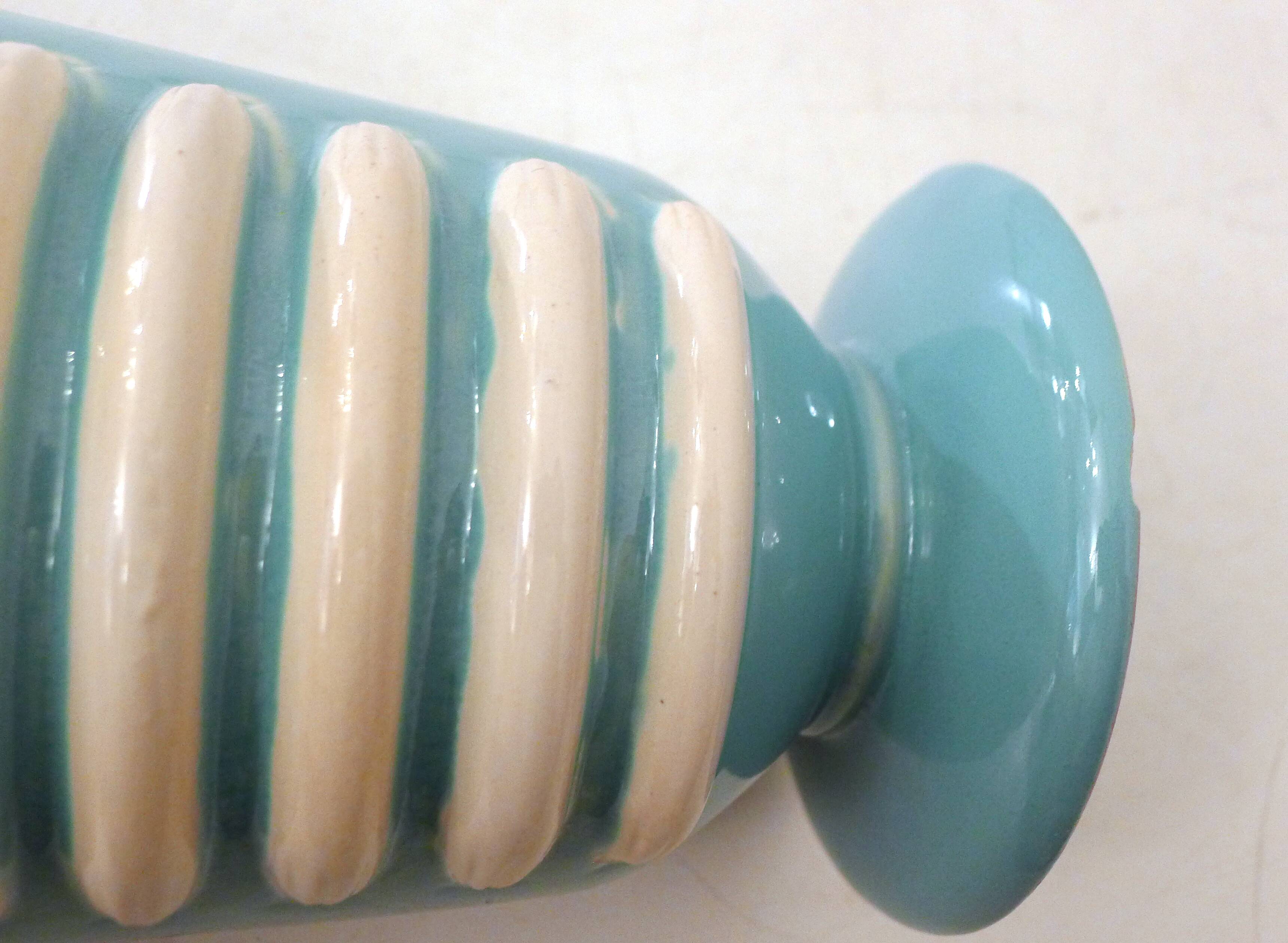 Paire de grands vases Art Déco 1940' Saint-Clément (H 25,5 cm)